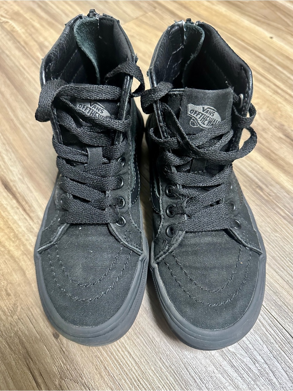 Vans Black High-Top Canvas Skate Sneakers